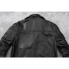 Chinese Size Casual Men Leather Jacket Soft Genuine Cowhide Leather Coat Vintage Edged Windbreaker Mens Clothes Autumn
