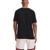Under Armour T-shirt d'entraînement à col rond imprimé logo coupe ample manches courtes homme hauts noir 1361665-001