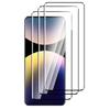 3 Pcs for Redmi Note 14 Pro 5G/4G/Poco X7 5G Pro+ Screen Protector Tempered Glass for Xiaomi Redmi Note 14 Pro Tempered Glass Case Friendly