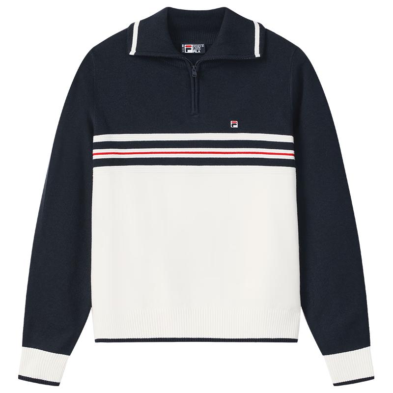 Fila Women's Colorblock Lapel Sweater