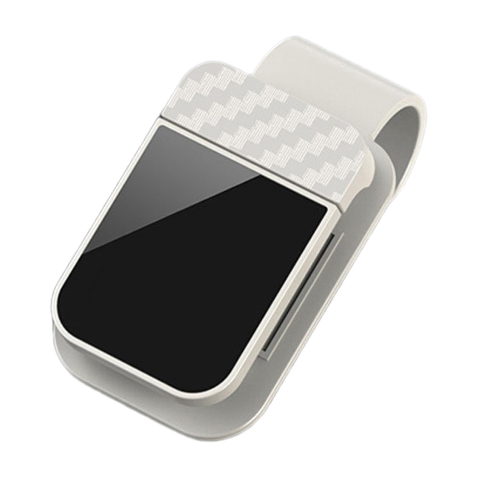 

Visor Sunglasses Holder Car Mount Compact for Cars Trucks SUVs Eyeglass Hanger Clip Grip Accessories 1.57x2.76 inch- Brown One Size