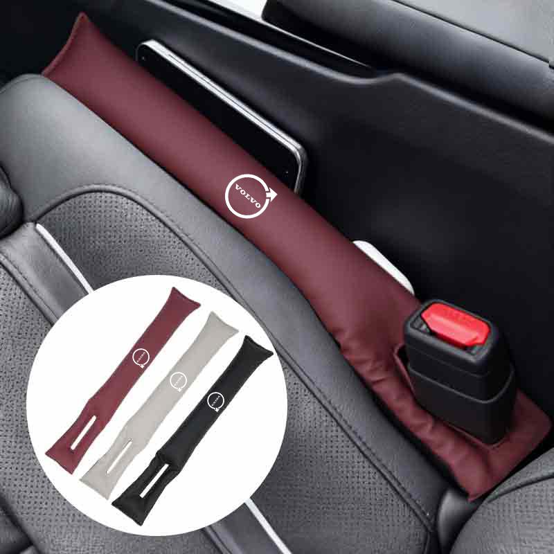 Automotive Two-tone Leather Seam Strip Leak-Proof Auto Seat Gap Plug For Volvo XC60 S60 XC90 V90 V50 S90 S80 S70 XC70 Polestar