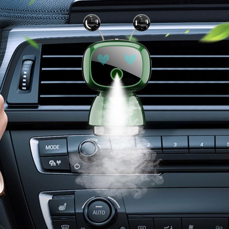 Fragrances Car Diffuser Robot Design Scent Clip with Adjustment Fragrances Unique Robot Car Air Freshener for Air Vent