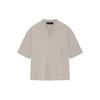 Essentials V-Neck Silver Cloud Men Tops Grey 125BT234112F