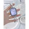 Beads Metal Link Strap For Apple Watch Band For Women 38mm 40mm 41mm 42mm 44mm 45mm 46mm 49mm
