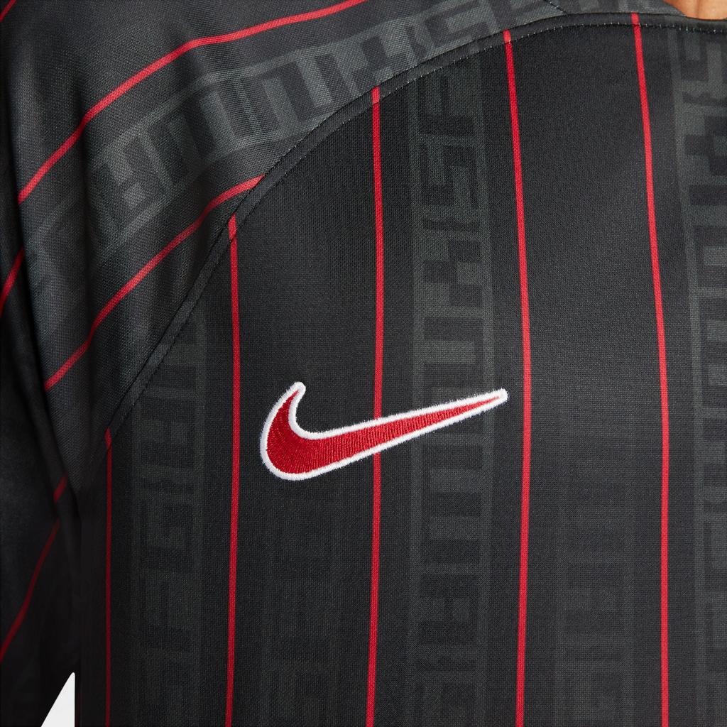 Nike LeBron X Liverpool F.C. Dri-FIT Stadium Soccer Jersey Anthracite/Gym Red Men Streetwear FD0627-061