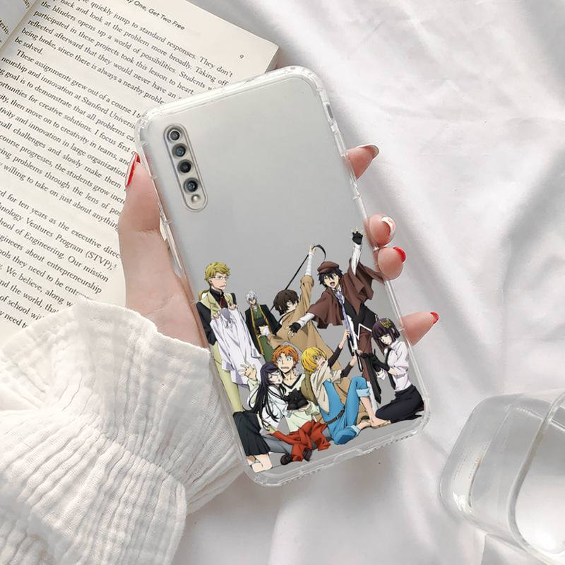 Bungou Stray Dogs Dazai Osamu Anime Phone Case Transparent for Xiaomi Redmi Note X F Poco 10 11 9 7 8 3 I T S Pro Cover Shell