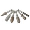 AEE2-6PCS Carbide Burrs Set, Fine Carving  Carbide Burrs, Carbide Burs Rotary File Carving Grinding Bit