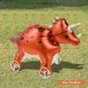 1/3Pcs Sika Deer Lion Triceratops Crocodile Rooster Walking Animal Balloons Large Animal Balloon With Wheels For Kids Toys