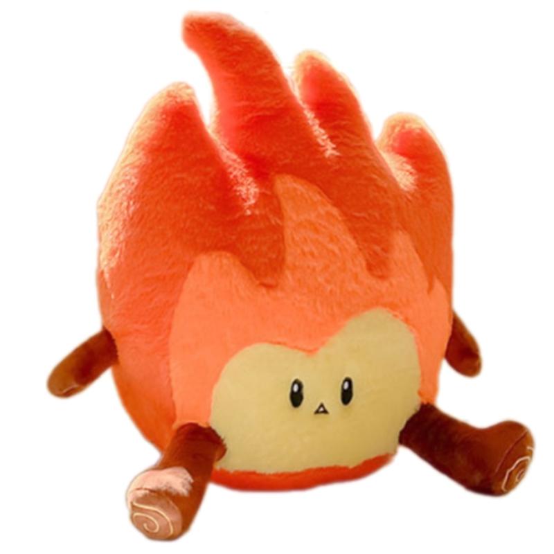 

Cute Flame Plushes Toy Soft Stuffed With Sound Toy Safe Materials for Kids Nursery Office Decoration