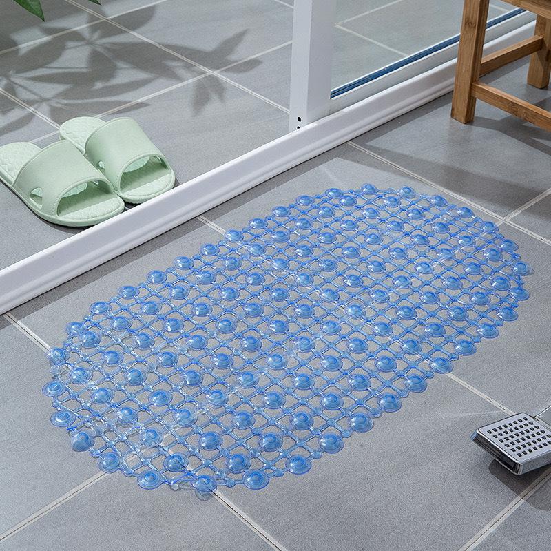 1PC PVC Anti-skid Bath Mats Soft Shower Mat Massage Mat with Suction Cup Non-slip Bathtu Bath Mat Bathroom Accessories Hot
