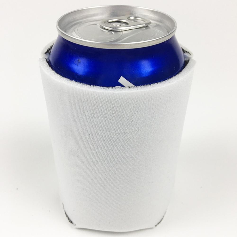10pcs Foldable Insulated Beer Can Cooler Sleeve Covers Reusable Drink Covers