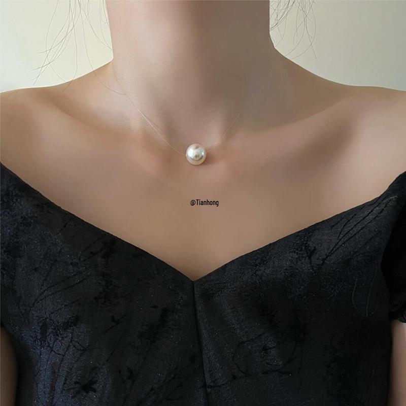 

2025 Новое жемчужное колье из стерлингового серебра 925 пробы для женщин – Минималистичная цепочка на ключицу с нишевым дизайном в стиле легкой роскоши.