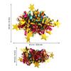 14pcs Cheerleading Pom Poms For Sports Event Assorted Color