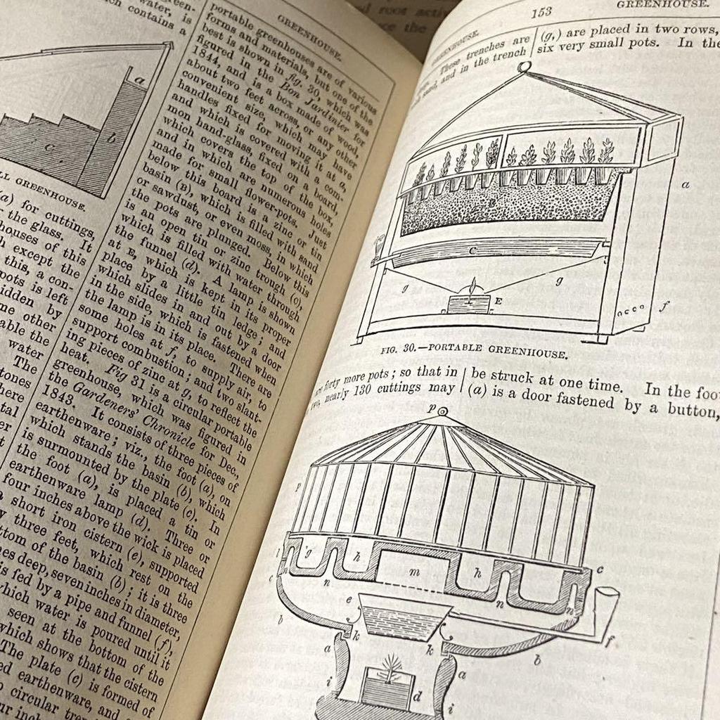 [USED] Extremely Rare British Victorian Antique Gardening Book
