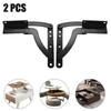 2pcs Hidden Bracket Telescopic Hidden Hinge Telescopic Design Dual Use Bracket  Coffee Table