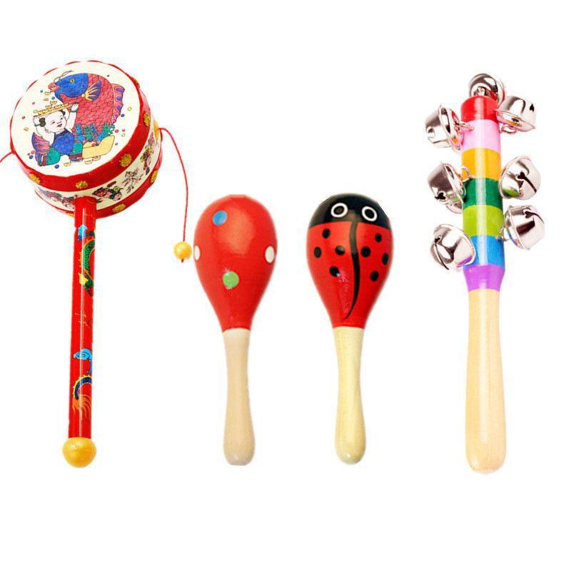 Baby Hand Rattle Toy Rattle Puzzle Early Education 3-6-12 Baby 0 1 Year Old Infant Newborn Boy And Girl