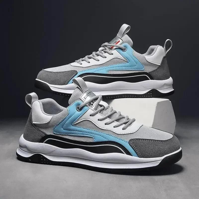 Fashion Men Casual Sport Shoes Breathable Soft Sole Trend Lightweight Sneakers Outdoor Mesh Running Shoes Comfortable Tenis Walking Shoe