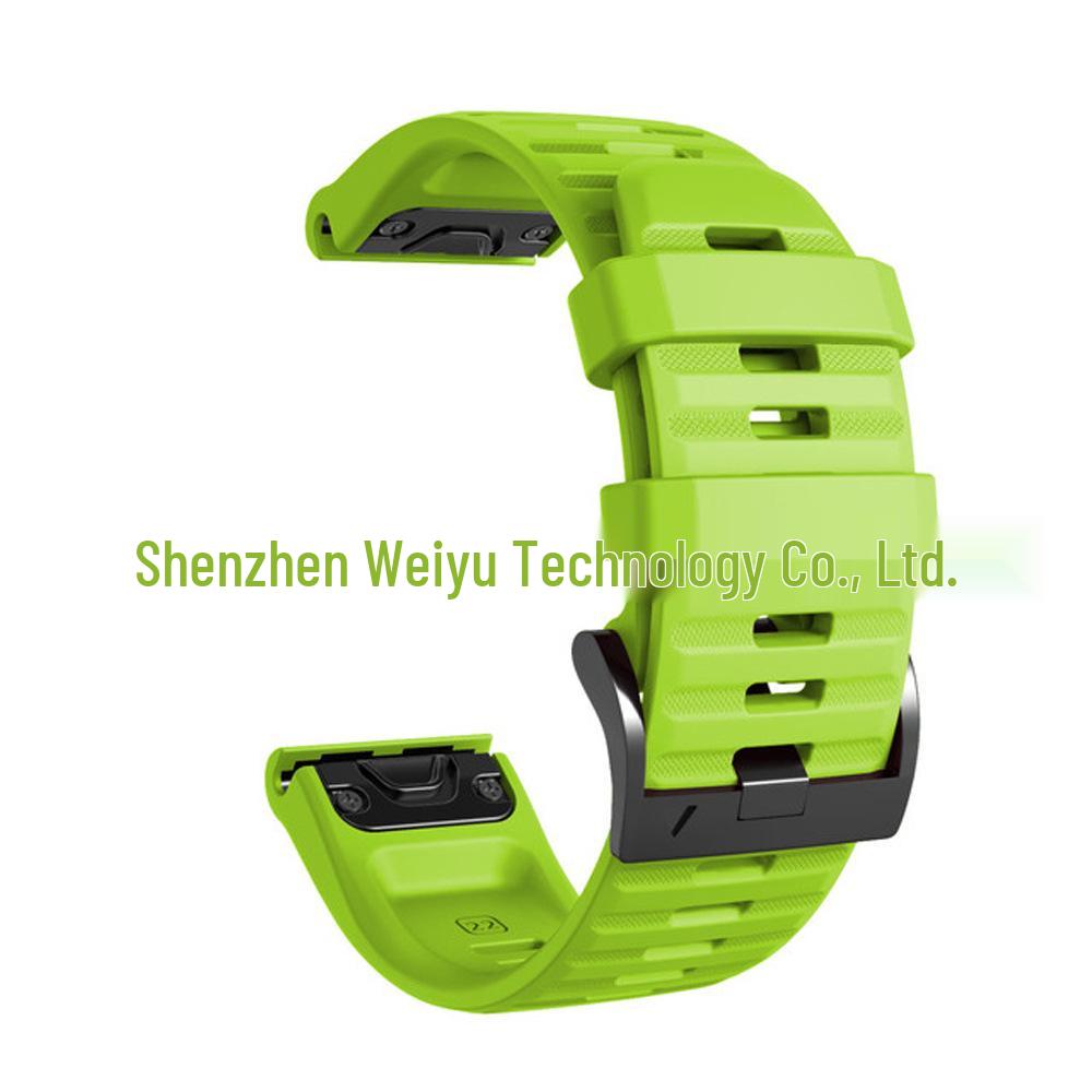 22mm/26mm Quick Release Silicone Band for Garmin Fenix 8/7/6/5 Series