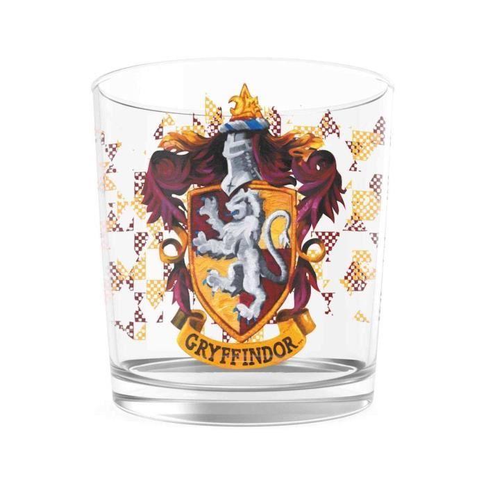 Verre - SD Toys - Gryffindor - Rouge Et or - Compatible Lave-vaisselle - Verre Plat
