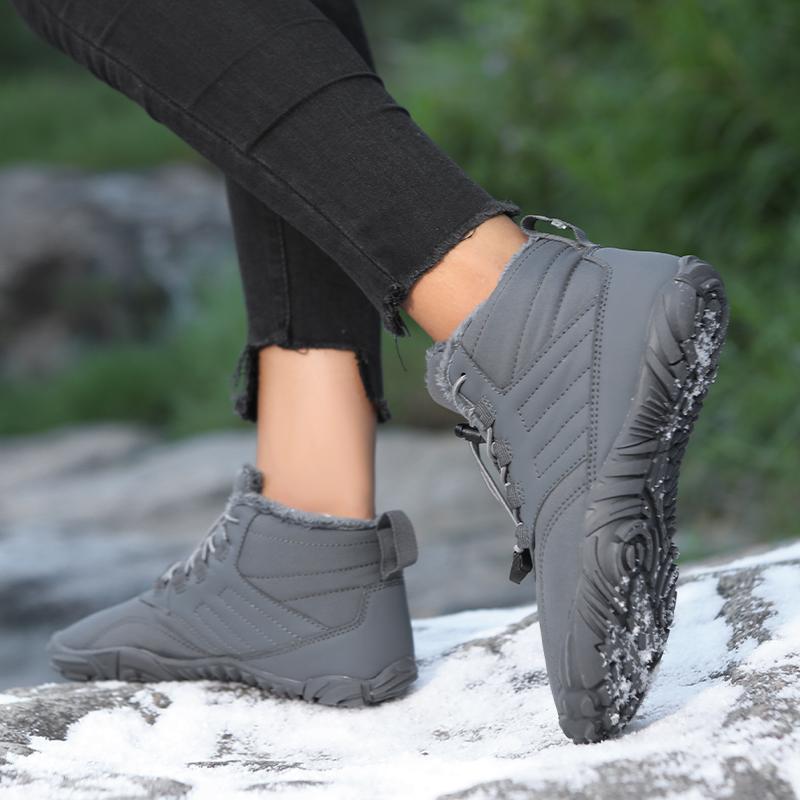 Zimní sněhule Dámské boty Protiskluzové Ležérní Teplé Pohodlné Vysoké boty Pánské Plyšové Ploché Odolné Venkovní Turistické boty Pánské