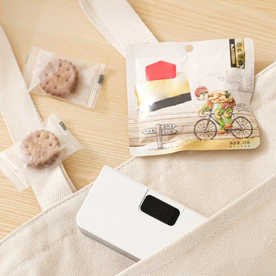 Mini Bag Sealer And Cutter with LED Display USB Rechargeable Sealing Machine for Chip Bags Portable Plastic Bag Resealer 1600mAh Battery