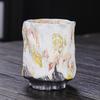 Japanese-style Retro Yamagata Ceramic Teacups Retro Handmade Rough Pottery Single Ceramic Kung Fu Tea Set Tea Accessories
