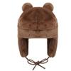 Y2K Fashion Brown Bear Warm Winter Women's Ski Hat