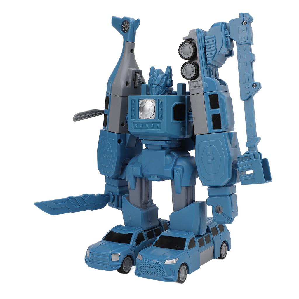 Magnetic Assembled Toy Transforming Robot Car Kids Splicing Vehicle for Daily Entertainment and Skil