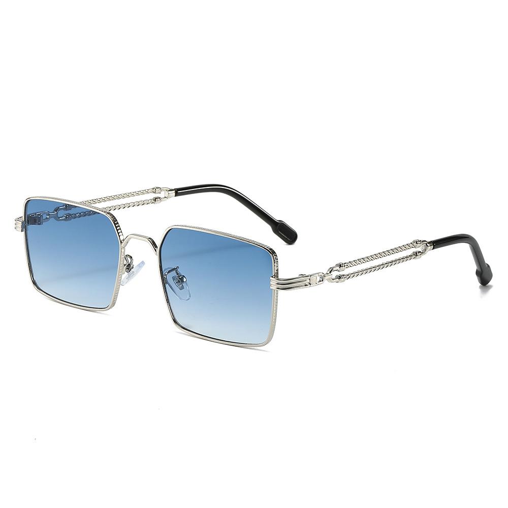 

Box Sunglasses Men S Trend Street Shooting Metal Sunglasses Women S Personalized Glasses regular