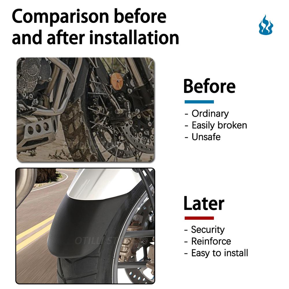 2011 - PRO TIGER 800 Pro Tiger 800 XCX/Low XCA XC/ABS Nové motocyklové příslušenství přední blatník prodloužený 2018 2017 2016