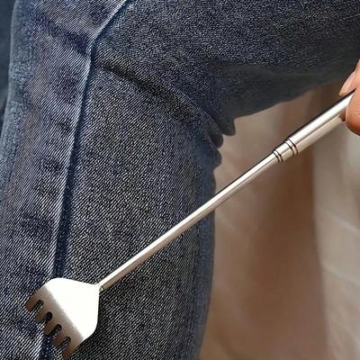 Reachable Back Scratcher - Stainless Steel Adjustable Massage Tool