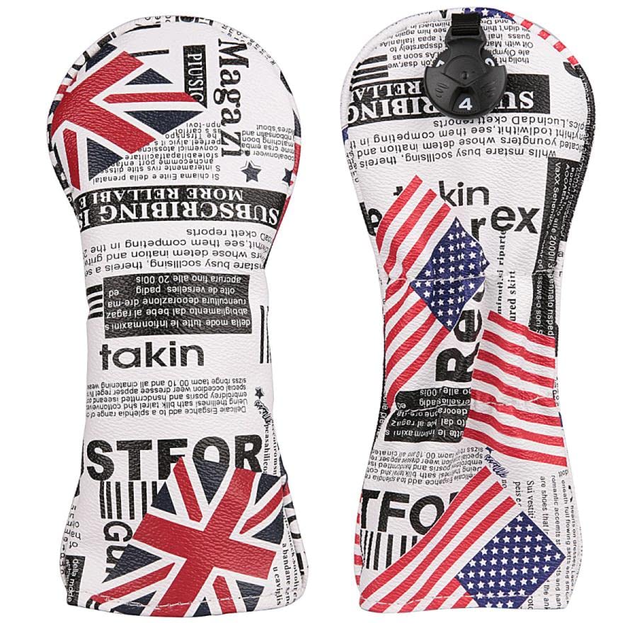 

headcover for and Waterproof and includes a conversion tag One-piece drivers, woods, utilities, UTs. (for utilities, USA). белый