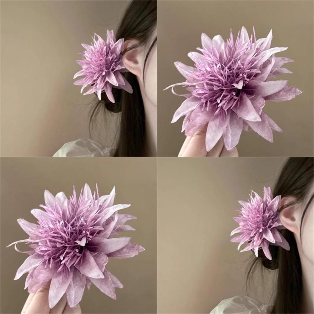 Hair Accessories Artificial Flowers Hair Clip Photo Props Simulated Flower Headpiece  Girls