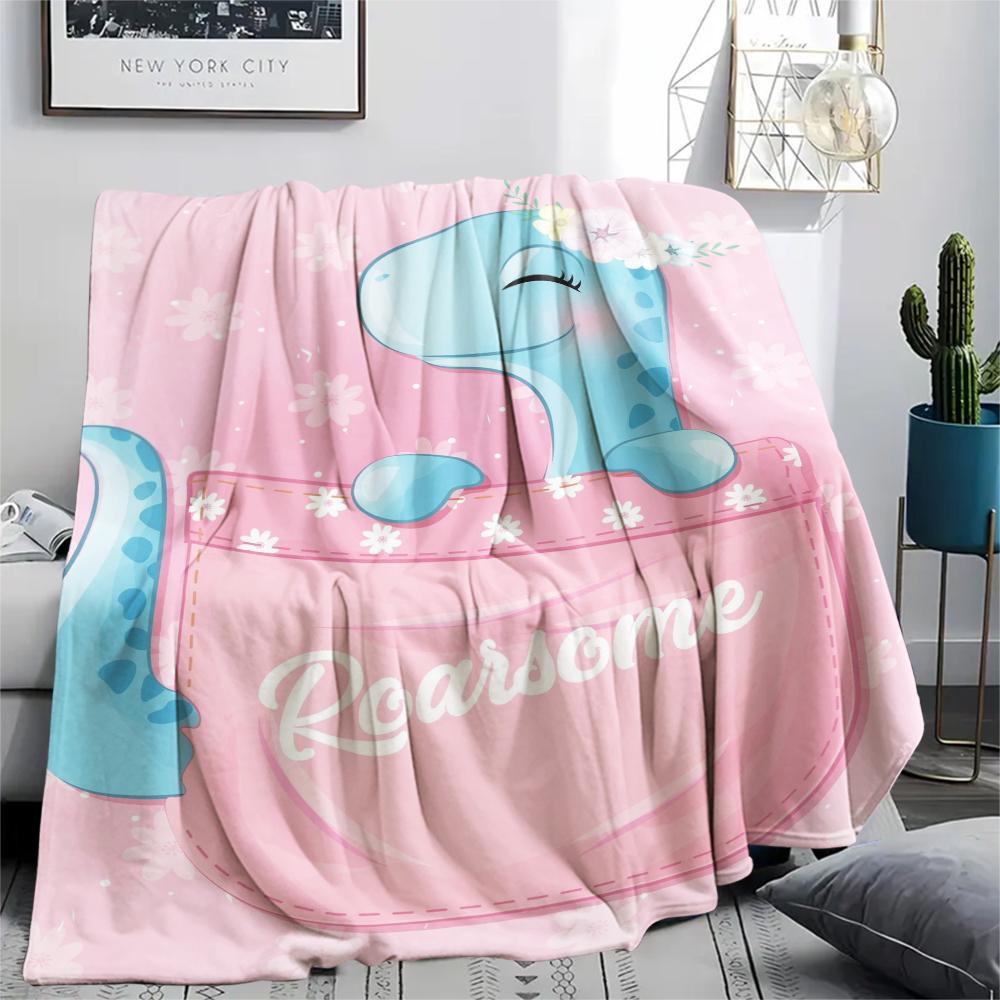 1 Stück Flanelldecke mit Cartoon-Druck, Hohe Qualität, Bequem für alle Jahreszeiten, Heimdekoration, Wärme und Komfort, Perfekt als Weihnachts- oder Geburtstagsgeschenk