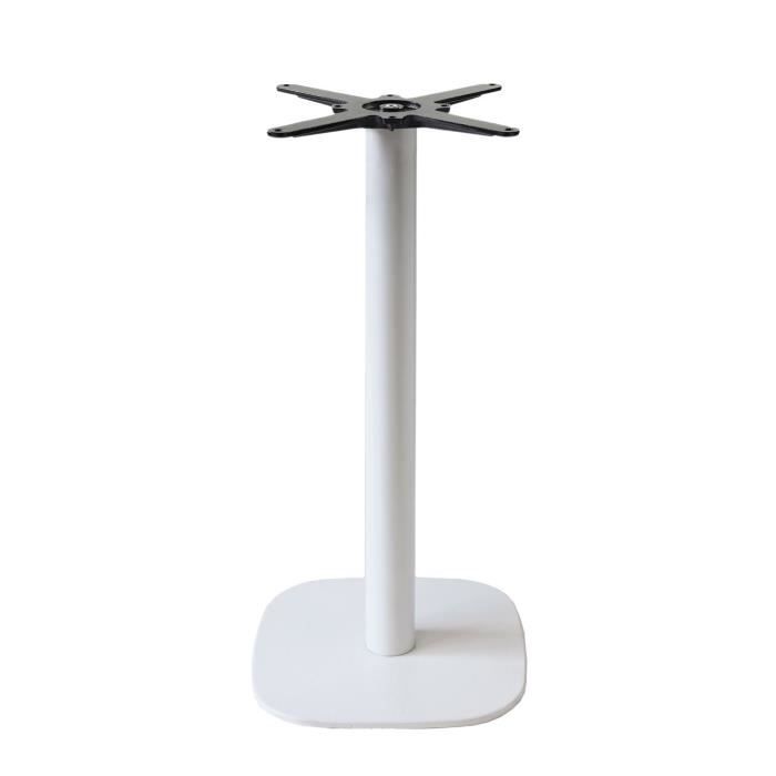 Piétement pour mange-debout hauteur 110 cm modèle Round blanc