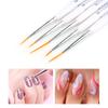 5 Pcs/Set Nail Art Pen 2 In 1 Double Ends Dotting Drawing Painting UV Gel Liner Polish Brush Set Nail Art Dotting Tools
