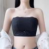 Strapless Bra for Women Anti Slip Gathered Anti Falling No Steel Ring Wrapped Strapless Bra Summer Thin Bra