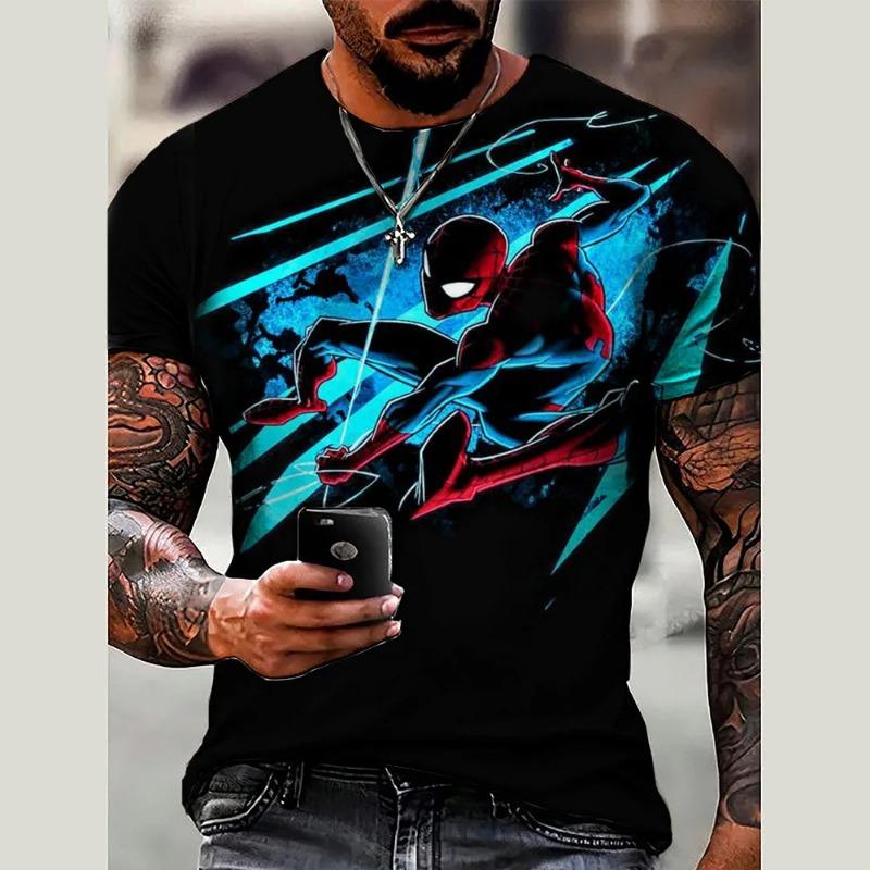 Marvel  Galaxy Guardians T-shirt cartoon animation DJ Groot 3D printing street trend S