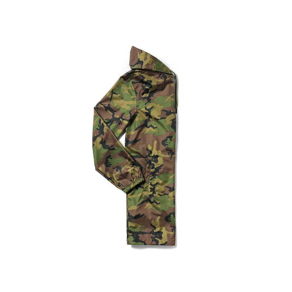 Vans Letter Print Casual Zip-Up Long Hooded Jacket Unisex Jackets Camouflage-Green VN0A3DGWWVD