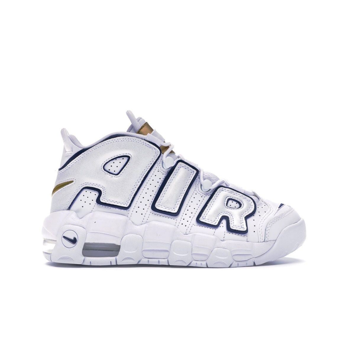 

Кроссовки Nike Air More Uptempo GS Midnight Navy White Midnight-Navy-Metallic-Gold 415082-109