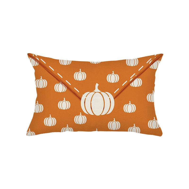

Наволочка с рисунком тыквы для гостиной, дивана, праздничное украшение, льняная наволочка с принтом, наволочка для подушки 30*50cm JYZ006-4