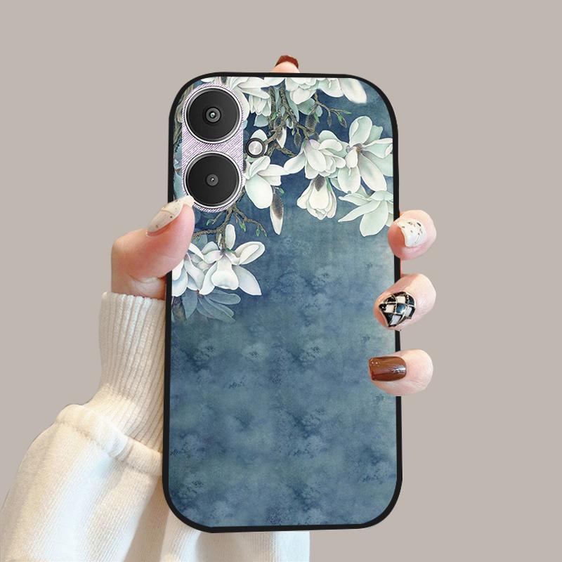 For Xiaomi Poco M6 5G Case 23128PC33I Silicone TPU Soft Phone Cover Cases For Redmi 13C 13R 5G Fashion Protective Fundas Shells