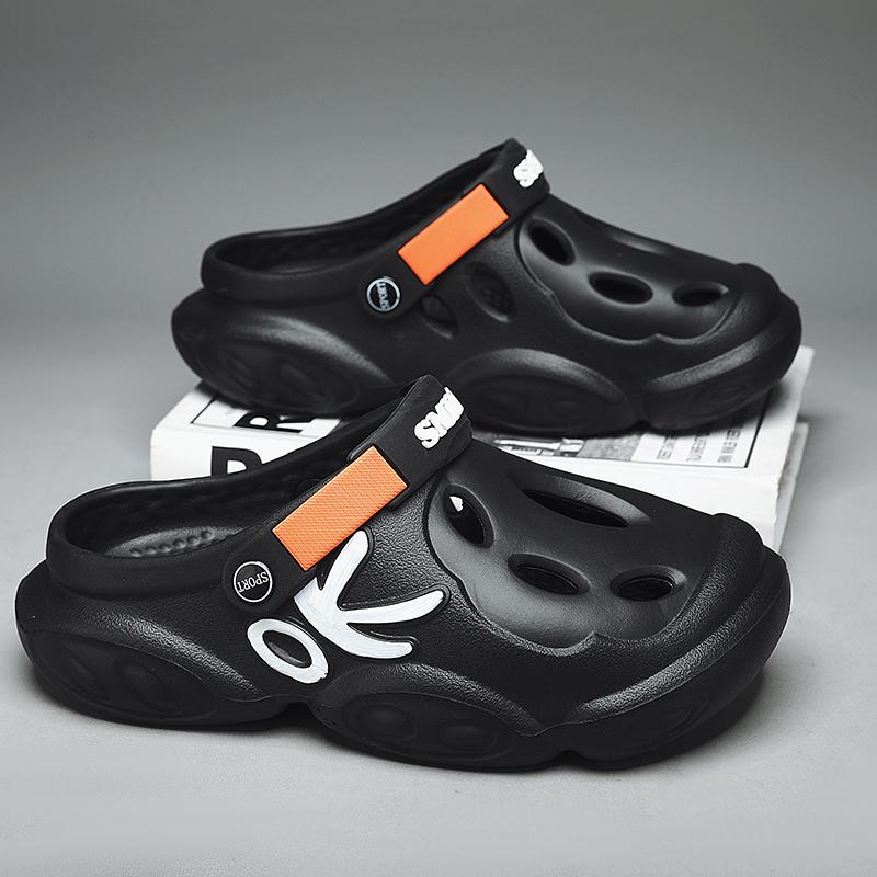 Fashion Slippers for Men Shoes for Men Wear-resistant Thick Bottom Beach Shoes Indoor and Outdoor Non-Slip Ventilate Fashion Non-Slip