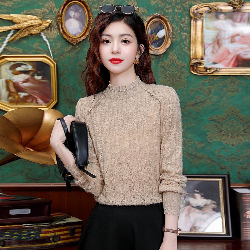 

Зимняя Новая Бархатная Базовая Рубашка Женственность Теплая Внутри и Снаружи Рубашка с Длинным Рукавом 3XL