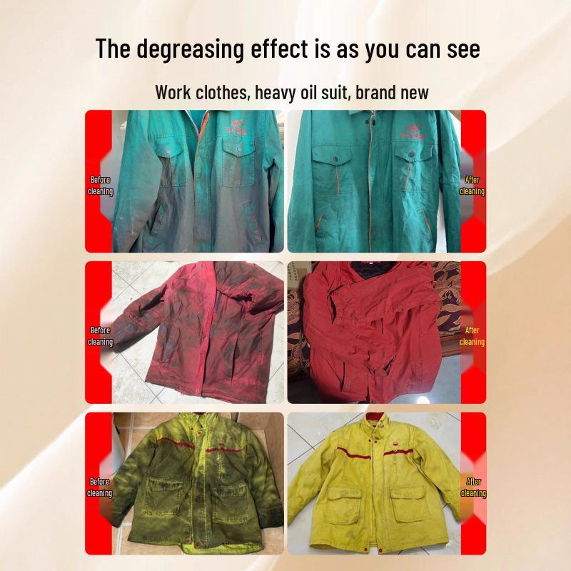 Heavy-Duty Degreasing Laundry Detergent for Stubborn Oil Stains and Work Clothes