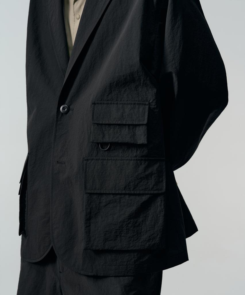 Musinsa Standard [City Leisure] Loose Fit Utility Blazer [Black]