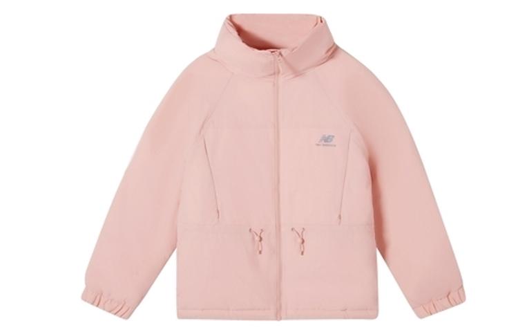 New Balance Down Jackets Unisex Pink Stand Collar Moderate AWJ04397-PSN XL
