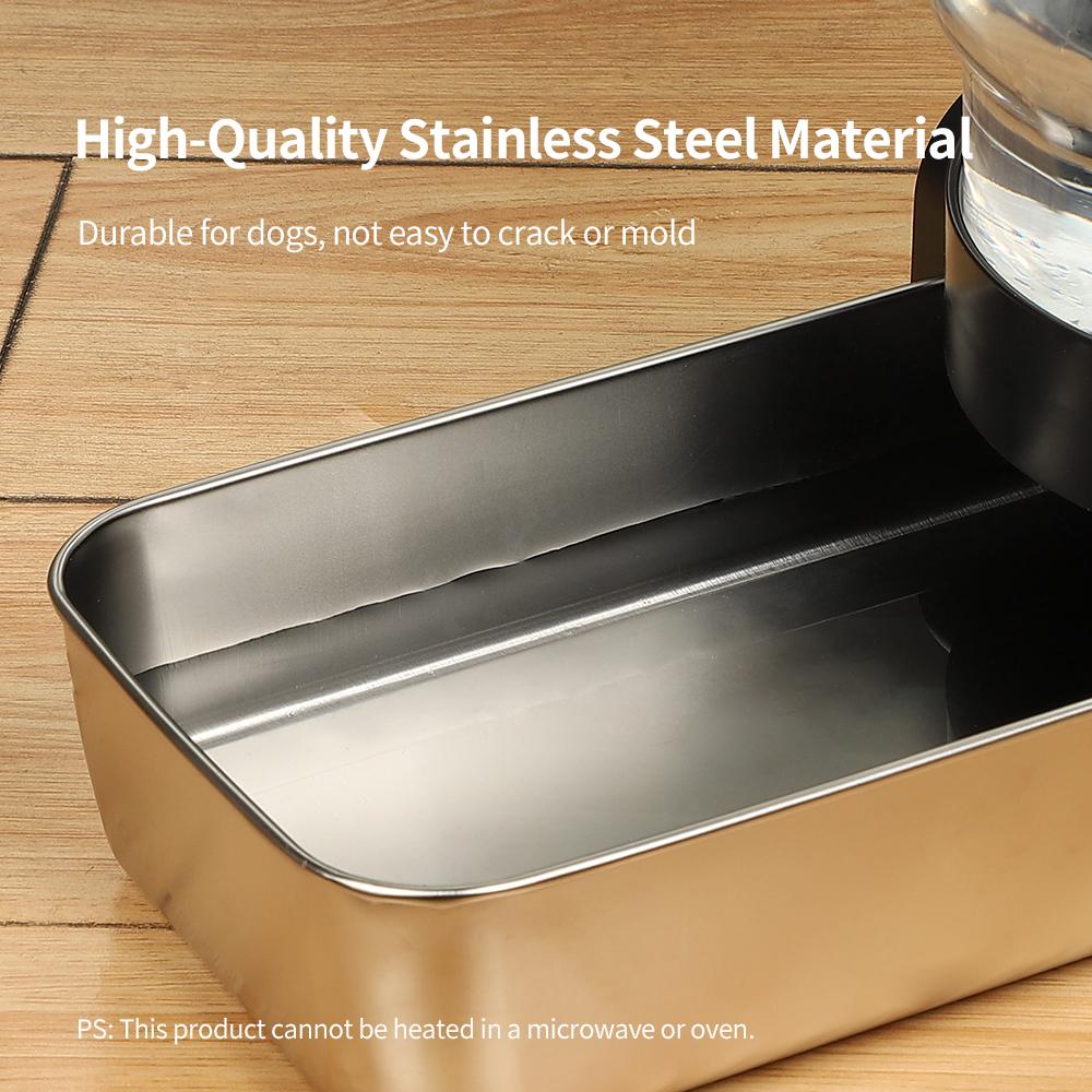 Large Capacity Stable Leak-free Plastic Stainless Steel Pet Water Dispenser For Cats And Dogs