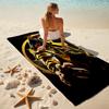 1pc Mortal Kombat4 Beach Towel, Comfortable and Thick, and Swimming/Bath/Picnic/Camping Towel, Suitable for Seaside Beaches